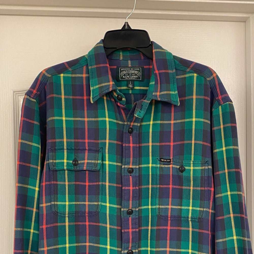 Polo by Ralph Lauren Colorful Plaid Button-Up